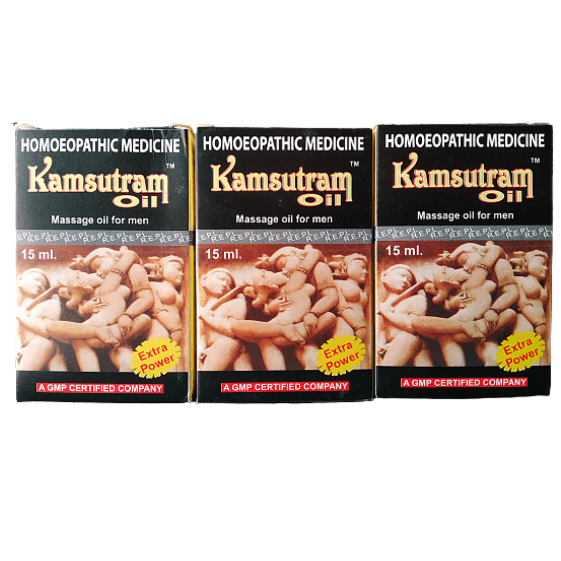 Buy Ayurvedic Extra Power Kamsutram Oil For Men`s Enlargement Oil (Pack of 3) KAMSUTRAM OIL