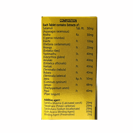 Buy Dr. Biswas GASKURE- 50 Tablet (Pack of 3)