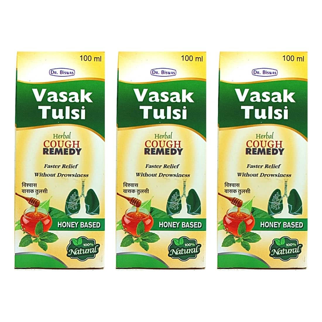 Buy now Ayurvedic Vasak Tulsi Syrup For cough relief Vasak Tulsi Syrup