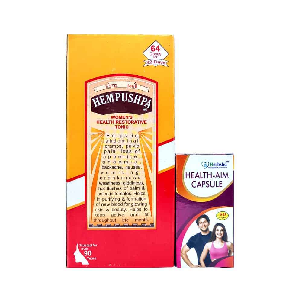 Buy Now women's health care Hem Pushpa Tonic & Health-Aim Capsule For Anaemia Hem Pushpa Tonic & Health-Aim Capsule