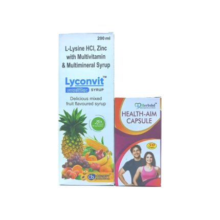 Health-Aim capsule & Lyconvit Syrup