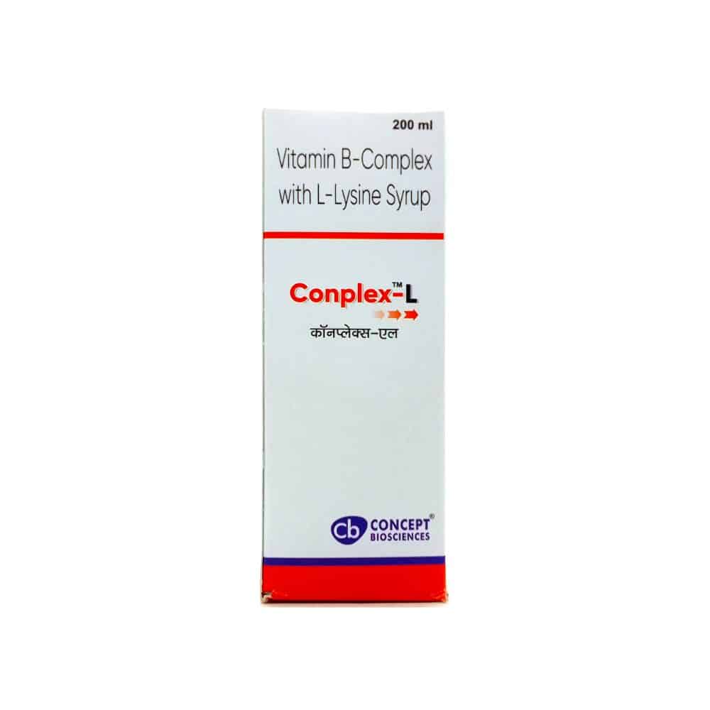 Buy now Vitamin B- Conplex-L Syrup For Brain function Conplex-L Syrup