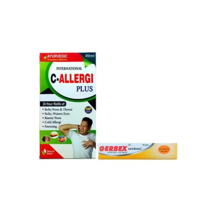 Itching for C-Allergi Plus Syrup & Garbex Ointment Combo