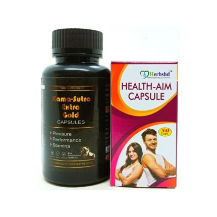 Kama -Sutra Extra Gold Capsules & Health Aim Capsule Combo
