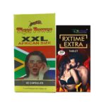 Tiger Power XXL Capsule & RX Time Extra Tablet Combo