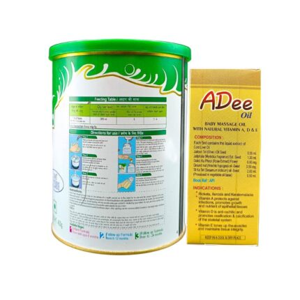 Nutrition Baby's Food MMS-3 (400 gm) For Health and Nutrition and Adee Oil 100ml ( Combo Pack)