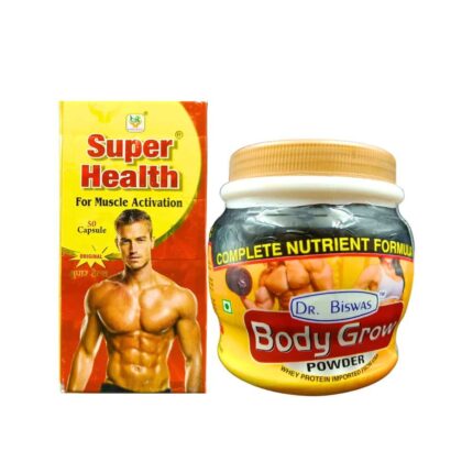 Body Grow Powder And Super Health Capsule (Combo)