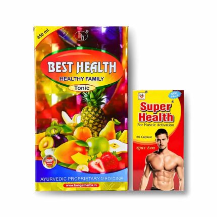 Ayurvedic Best Health Tonic & Super Health Capsule (Combo Pack)