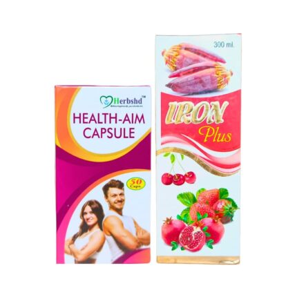 Buy Iron Plus Tonic & Health-Aim Capsule for defficiency, loss of appetite, increase haemoglobin lable, iron supplement, reduce weaknss, physical stamina