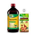 Sugar Free Zandu Pancharishta Digestive Tonic & Gasaram Capsule