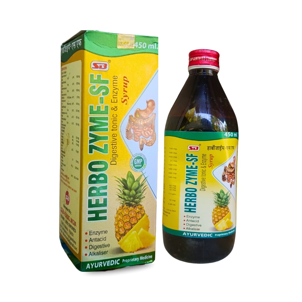SB Herbo Zyme-SF Digestive & Enzyme Syrup SB Herbo Zyme-SF syp