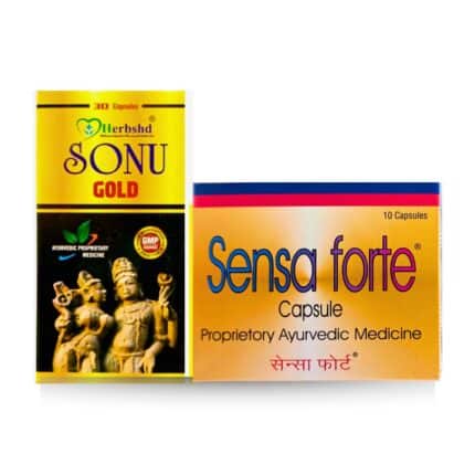 Ayurvedic Sonu Gold 30Capsule & Sensa Forte 10Capsule