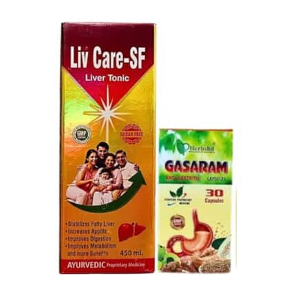 SB Liv Care-SF Liver 450ml Tonic & Gasaram 30Capsule ( Combo Pack )